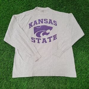 Vintage 90s Kansas State Wildcats Shirt Women L/XL 24x27 USA Extra Baggy
